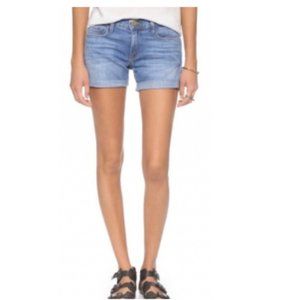 Frame Denim Le Cutoff Cuffed Denim Shorts